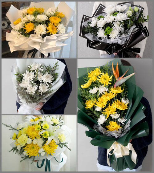 广东揭阳市榕城区榕东街道南厝村白事花束代送